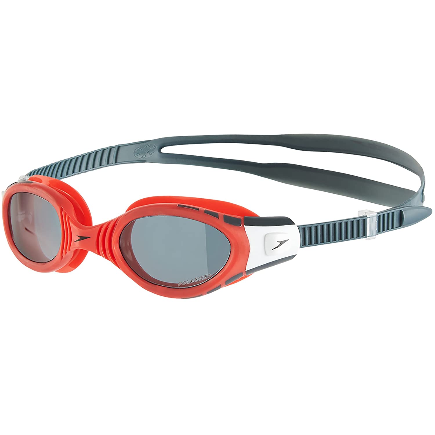 Speedo 808834B572 Blend Futura Biofuse Goggles (Red/Smoke) - Best Price online Prokicksports.com