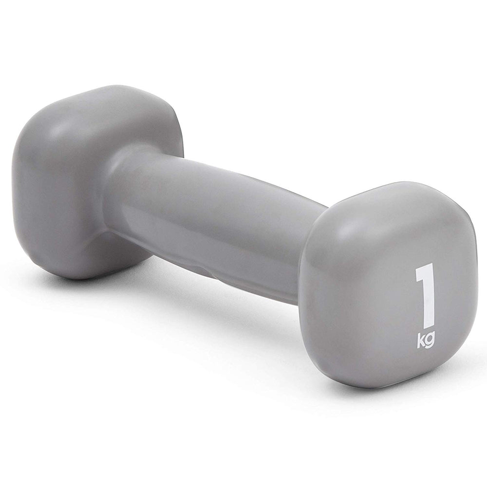 Reebok Single Dumbbell - 1 KG (Grey) - Best Price online Prokicksports.com