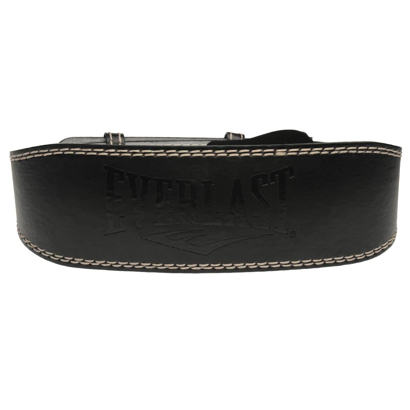 Everlast Leather Weight Lifting Belt with Padded Back Lining - Best Price online Prokicksports.com