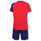 Yonex 1595 Round Neck T-Shirt and Short set for Junior, HighRisk Red - Best Price online Prokicksports.com