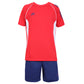 Yonex 1594 Round Neck T-Shirt and Short set for Junior, HighRisk Red - Best Price online Prokicksports.com