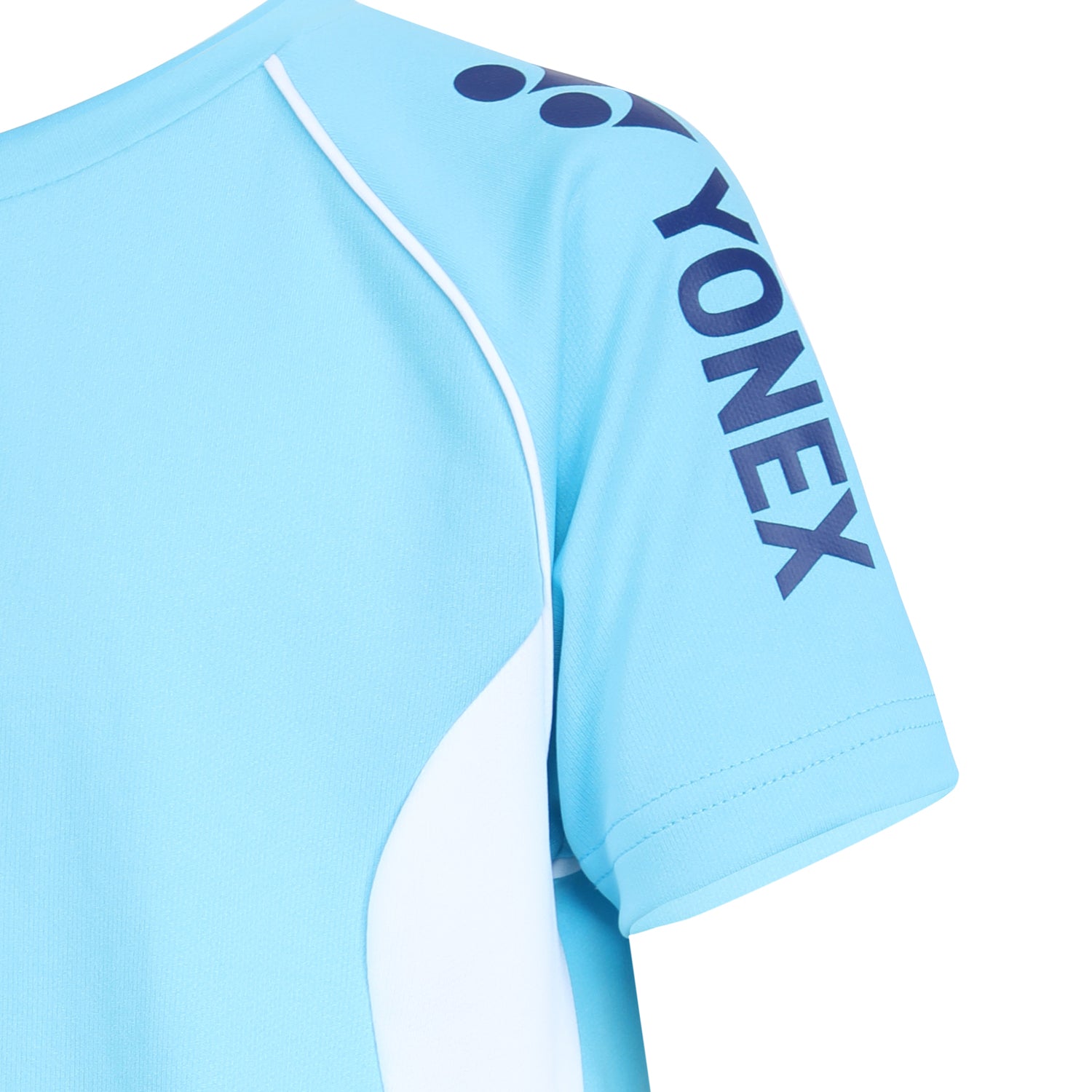Yonex 1594 Round Neck T-Shirt and Short set for Junior, Blue Atoll - Best Price online Prokicksports.com