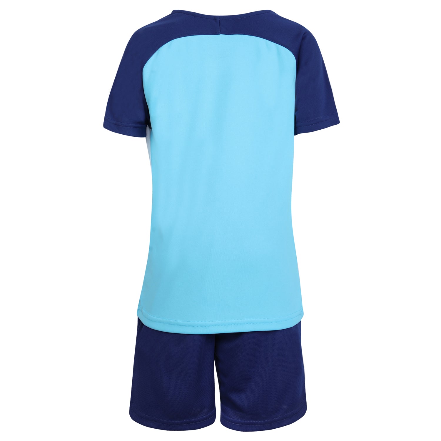 Yonex 1597 Round Neck T-Shirt and Short set for Junior, Blue Atoll - Best Price online Prokicksports.com