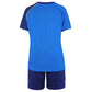 Yonex 1595 Round Neck T-Shirt and Short set for Junior, Princess Blue - Best Price online Prokicksports.com