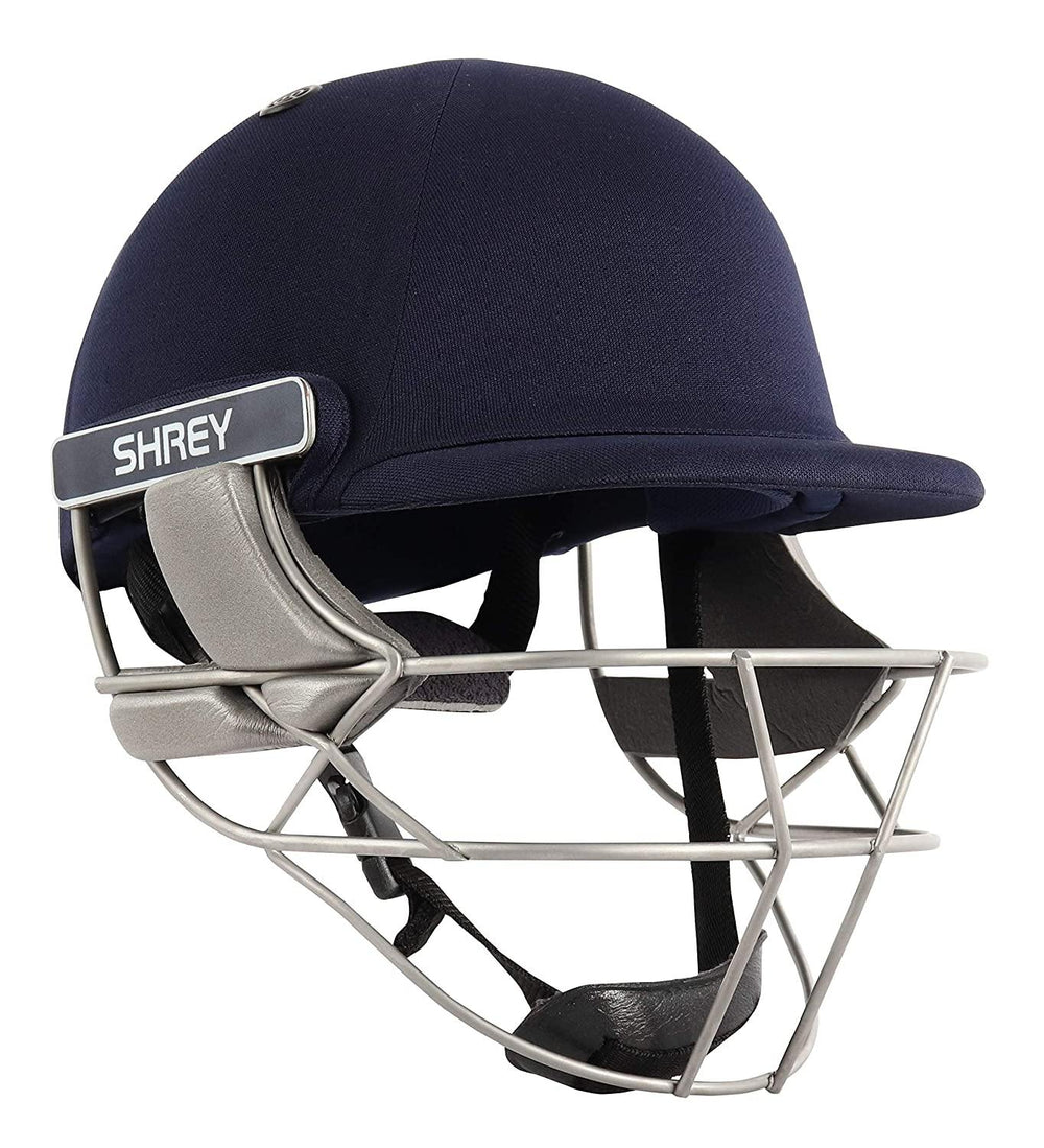 Shrey Pro Guard Air Stainless Steel Navy - Best Price online Prokicksports.com