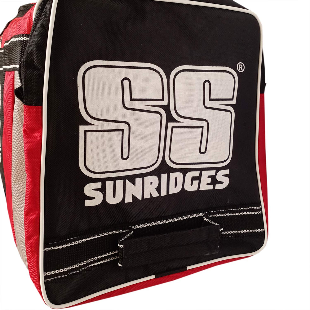SS Elite Pro Cricket Kit Bag With Wheels - Black/Red - Best Price online Prokicksports.com