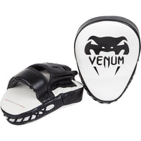 Venum Light Focus Mitts (Pair) - White/Black - Best Price online Prokicksports.com