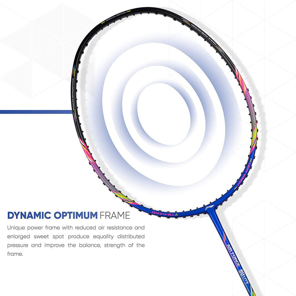 Li-Ning Air Force 80 Lite Carbon Fibre Badminton Racket - Best Price online Prokicksports.com