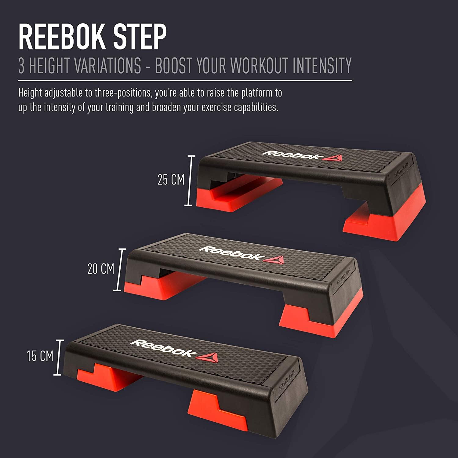 Reebok RSP-16150 Workout Step (Black/Red) - Best Price online Prokicksports.com