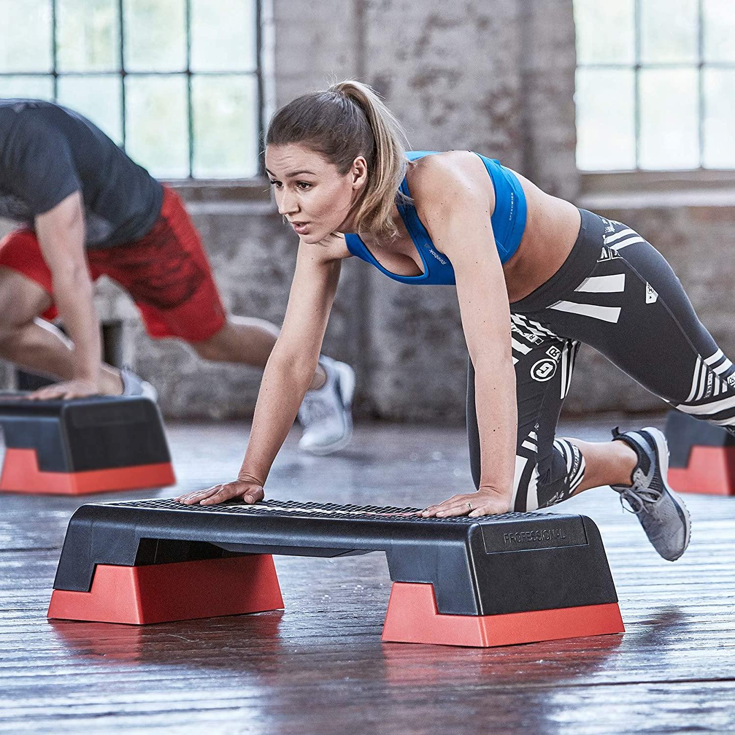 Reebok RSP-16150 Workout Step (Black/Red) โ Prokicksports