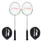 Li-Ning XP-80-IV Aluminum Badminton Racquet, Set of 2 (Grey/Blue) - Best Price online Prokicksports.com