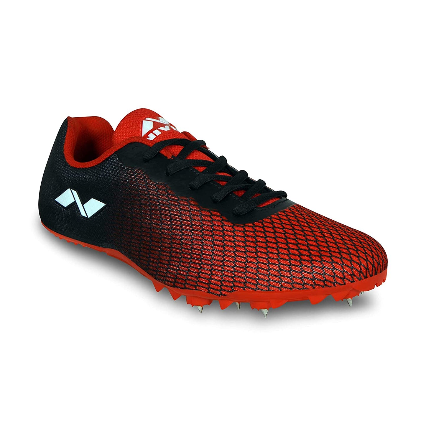 Nivia Stride 2.0 Track & Field Shoe, Red/Black - Best Price online Prokicksports.com