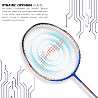 Li-Ning Turbo 99 Carbon Fibre Racket With Free Full Cover Blue/Black - Best Price online Prokicksports.com