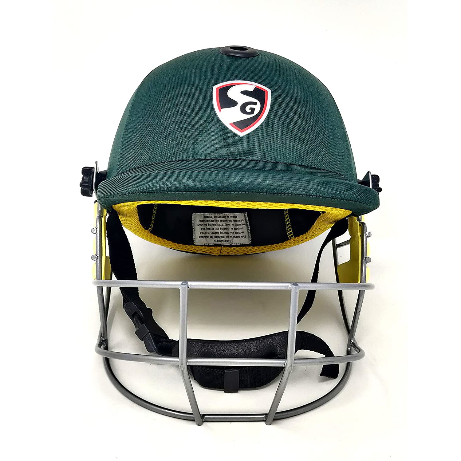 SG BlazeTech Cricket Helmet, Green - Best Price online Prokicksports.com