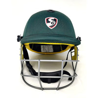 SG BlazeTech Cricket Helmet, Green - Best Price online Prokicksports.com