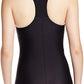 Speedo Female Swimwear Af Classic Legsuit (Black and Iron Grey) - Best Price online Prokicksports.com