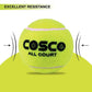 Cosco All Court Tennis Ball, Pack of 3 - Best Price online Prokicksports.com