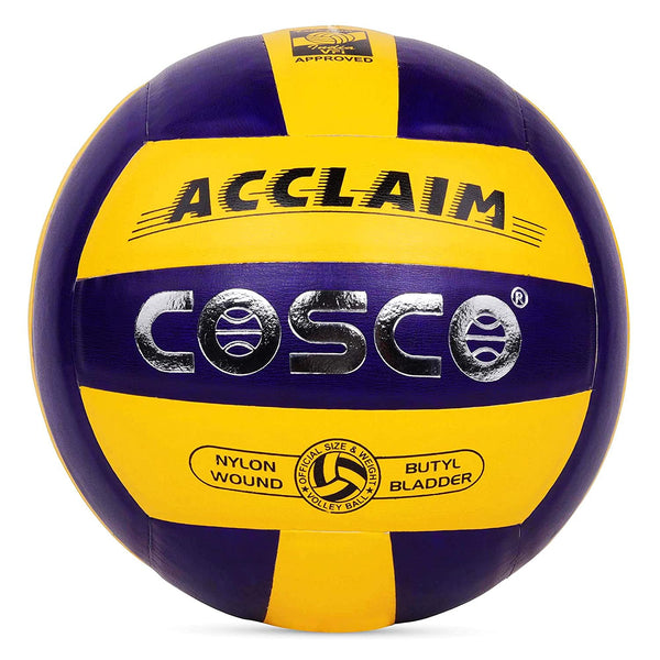 Cosco Acclaim Volleyball, Size 4 (Yellow/Blue - Pack of 24)