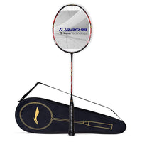 Li-Ning Turbo 99 Carbon Fibre Racket With Free Full Cover Black/Red - Best Price online Prokicksports.com