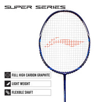 Li-Ning Super Series 2020 - (Strung) Graphite Badminton Racquet - Navy Blue - Best Price online Prokicksports.com