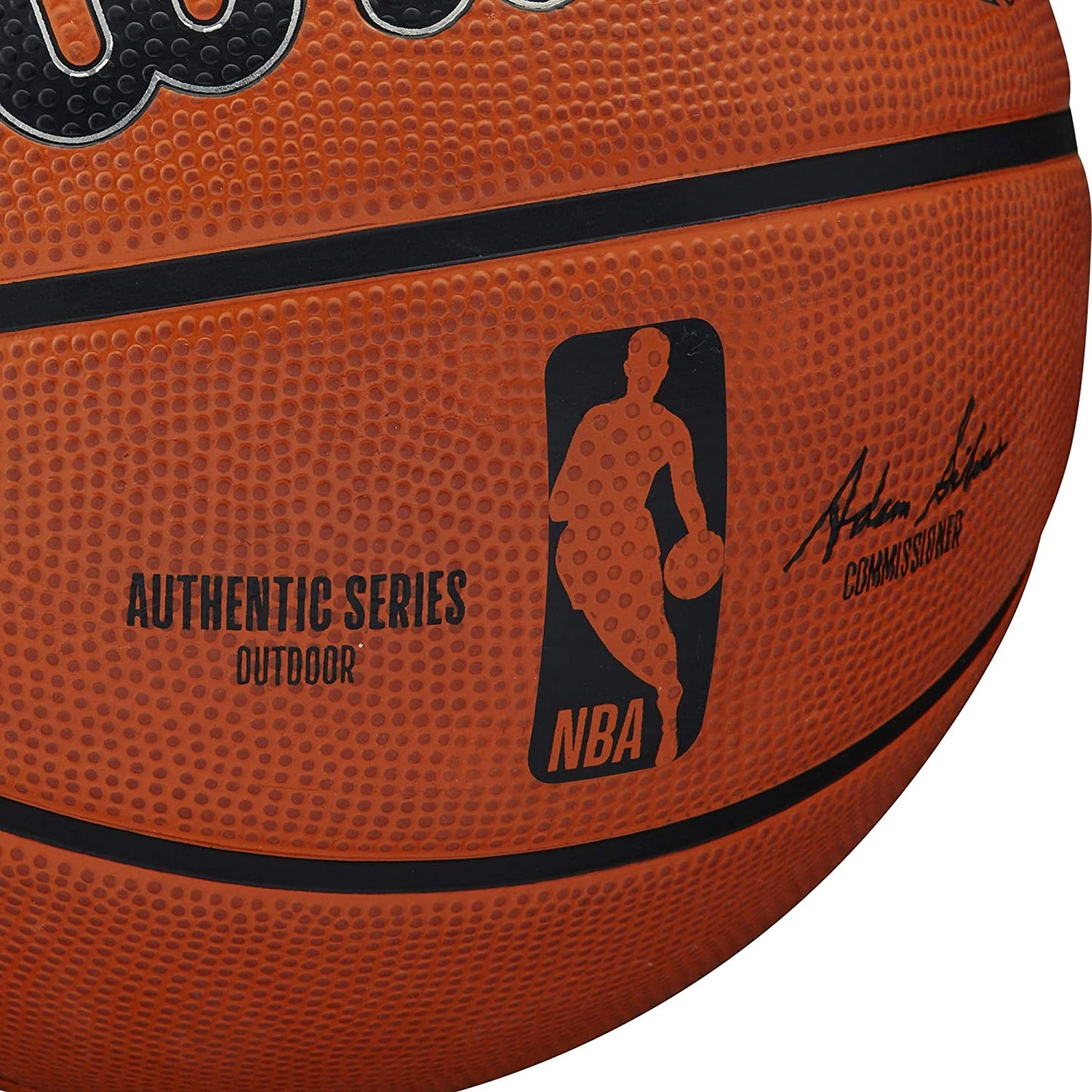 Wilson WTB7300XB07 NBA Authentic Series Outdoor Basketball, Size 7 (Brown) - Best Price online Prokicksports.com