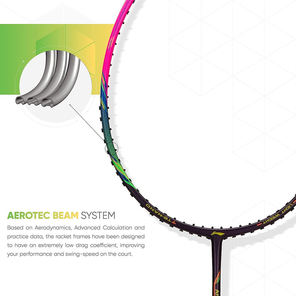 Li-Ning Air Force 80 Lite Carbon Fibre Badminton Racket - Best Price online Prokicksports.com
