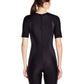 Speedo Female Swimwear Essential Spliced Kneesuit (Black, Oxide Grey and Black) - Best Price online Prokicksports.com