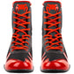 Venum Elite Boxing Shoes - Black/Red - Best Price online Prokicksports.com