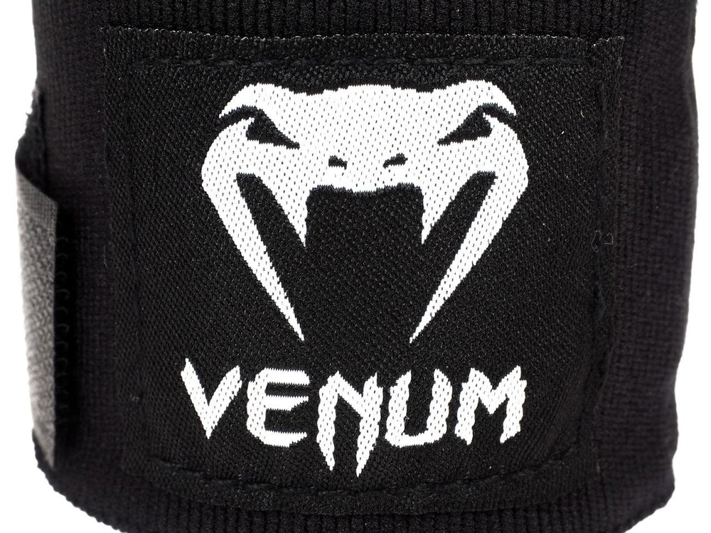 Venum Kontact Boxing Hand Wraps, 4 Mtrs - Black - Best Price online Prokicksports.com