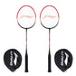 Li-Ning XP-60-IV Aluminum Badminton Racquet, Set of 2 (Black/Pink) - Best Price online Prokicksports.com