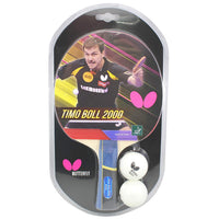 Butterfly Timo Boll 2000 Table Tennis Bat With 2 Balls - Best Price online Prokicksports.com