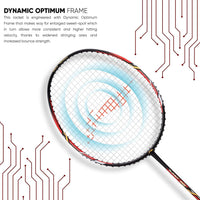 Li-Ning Turbo 99 Carbon Fibre Racket With Free Full Cover Black/Red - Best Price online Prokicksports.com