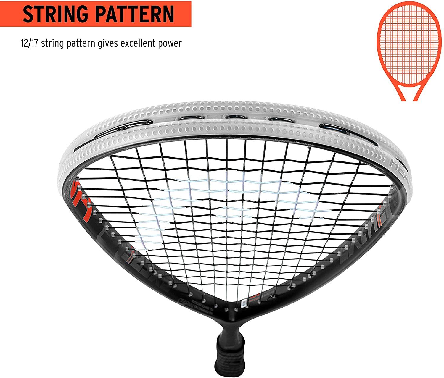 HEAD Extreme 135 Squash Racquet - Black/Red - Best Price online Prokicksports.com