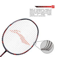 Li-Ning Super Series 2020 - (Strung) Graphite Badminton Racquet - Black/Orange - Best Price online Prokicksports.com