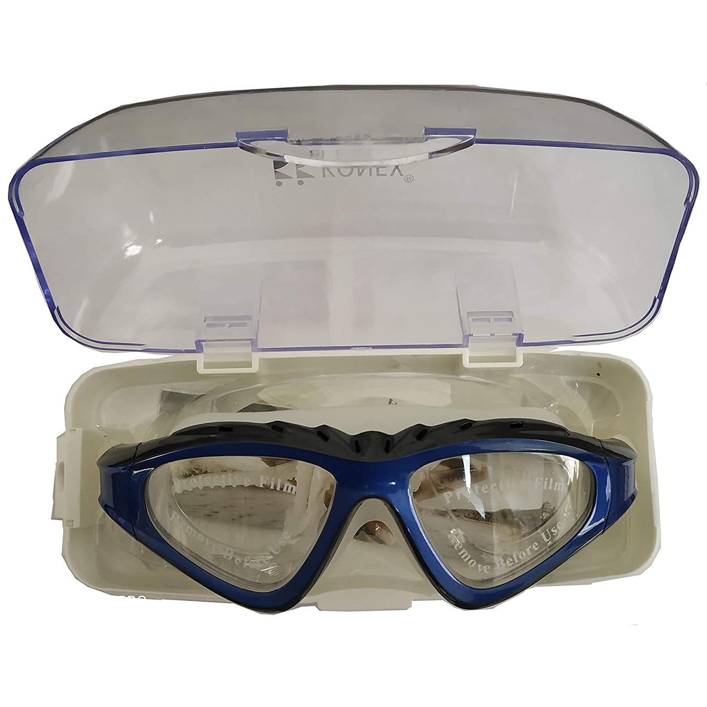 Konex CI-8852 Swimming Goggle, Black/Blue - Best Price online Prokicksports.com