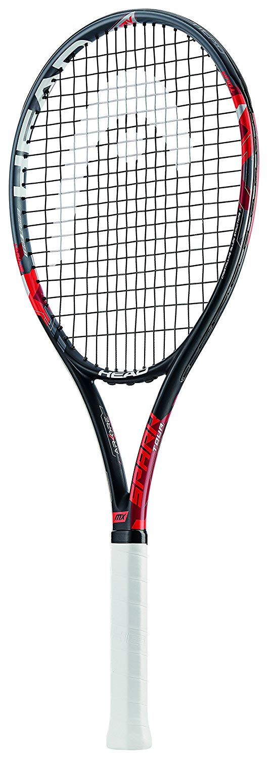 Head Graphite Tennis Racquet, Senior 4 3/8-inch (Black/Red) - Best Price online Prokicksports.com