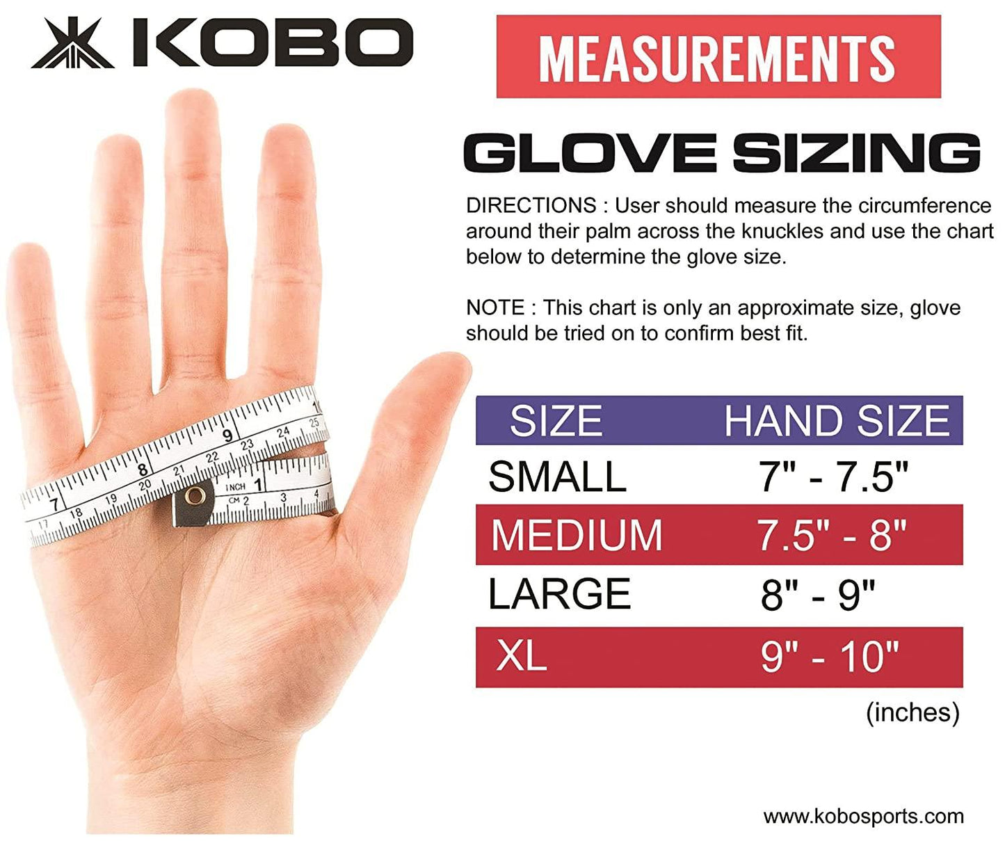 Kobo Leather Fitness Gloves Black - Best Price online Prokicksports.com