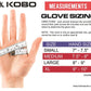Kobo WTG43 Gym Gloves, Grey/Black - Best Price online Prokicksports.com
