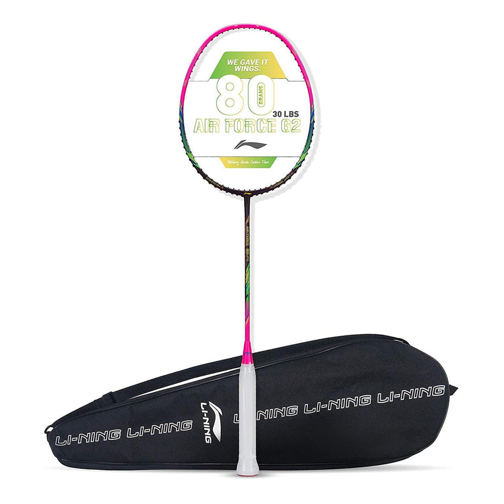 Li-Ning Air Force 80 Lite Carbon Fibre Badminton Racket - Best Price online Prokicksports.com