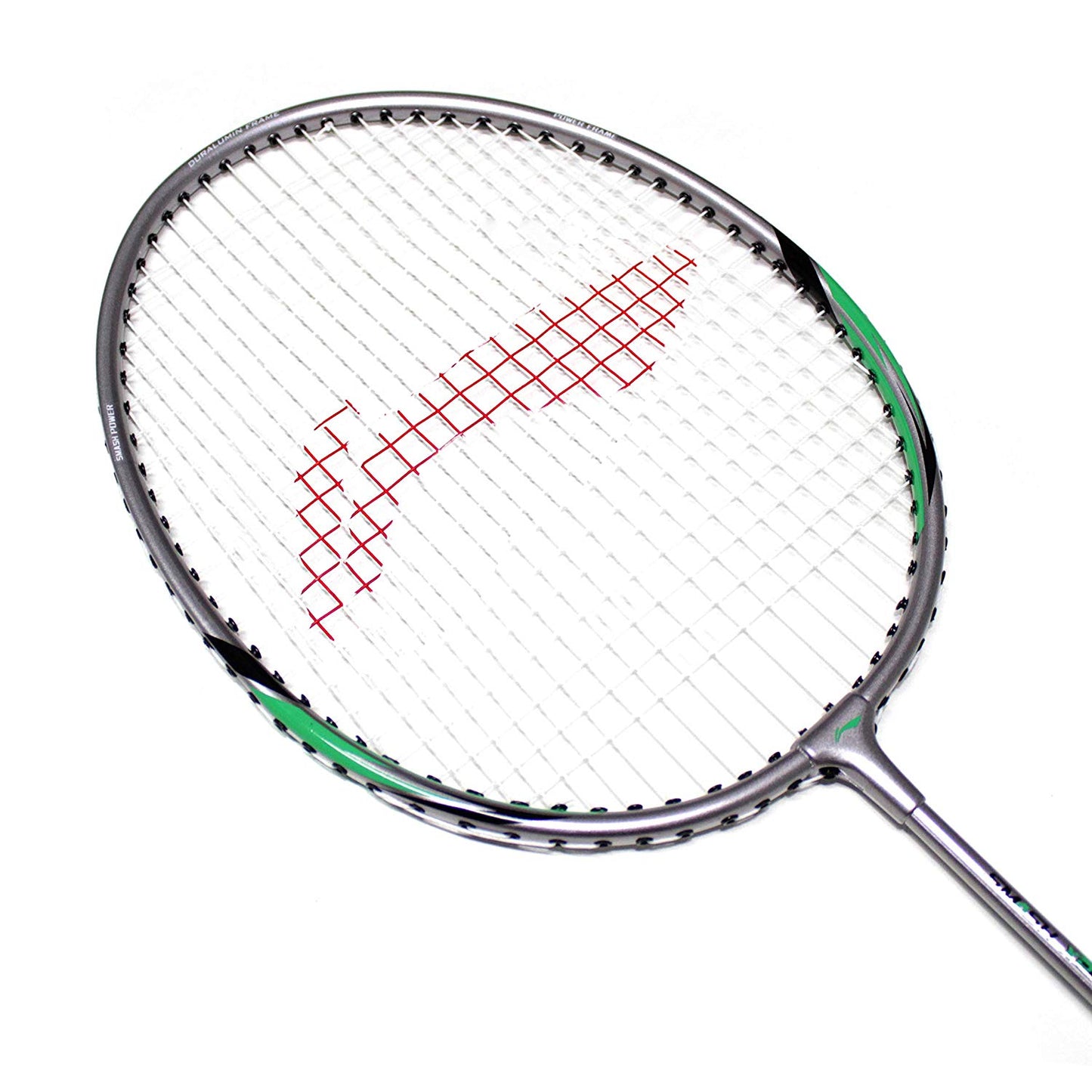 Li-Ning XP-80-IV Aluminum Badminton Racquet, Set of 2 (Grey/Blue) - Best Price online Prokicksports.com