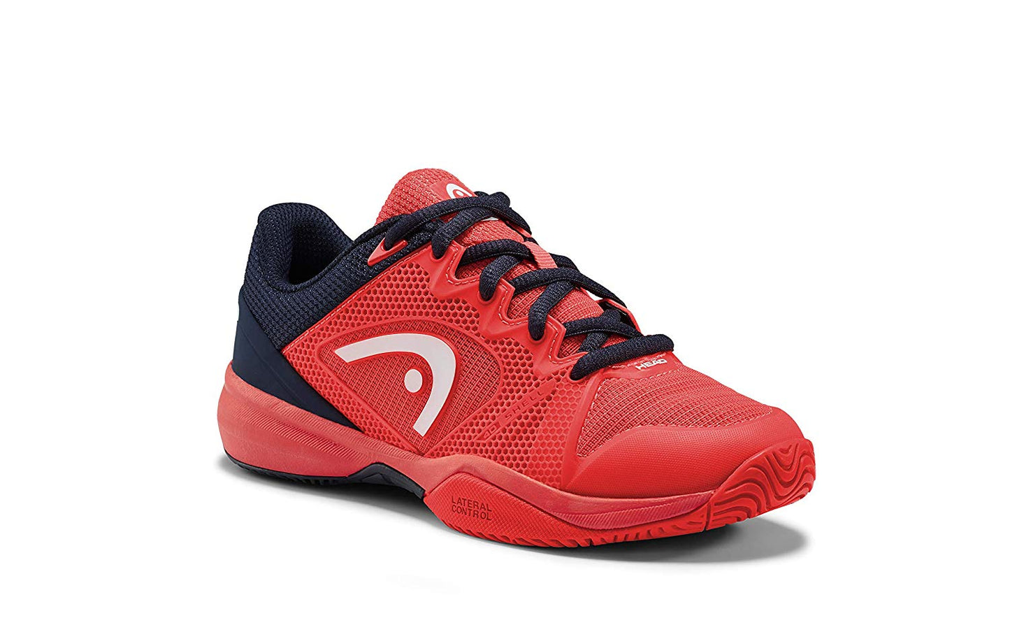 Head Revolt 2.5 Junior Tennis Shoes (Neon Red/Dark Blue) - Best Price online Prokicksports.com