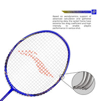 Li-Ning Super Series 2020 - (Strung) Graphite Badminton Racquet - Blue/Gold - Best Price online Prokicksports.com
