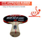 Stag 2 Star Table Tennis Racket - Red/Black - Best Price online Prokicksports.com