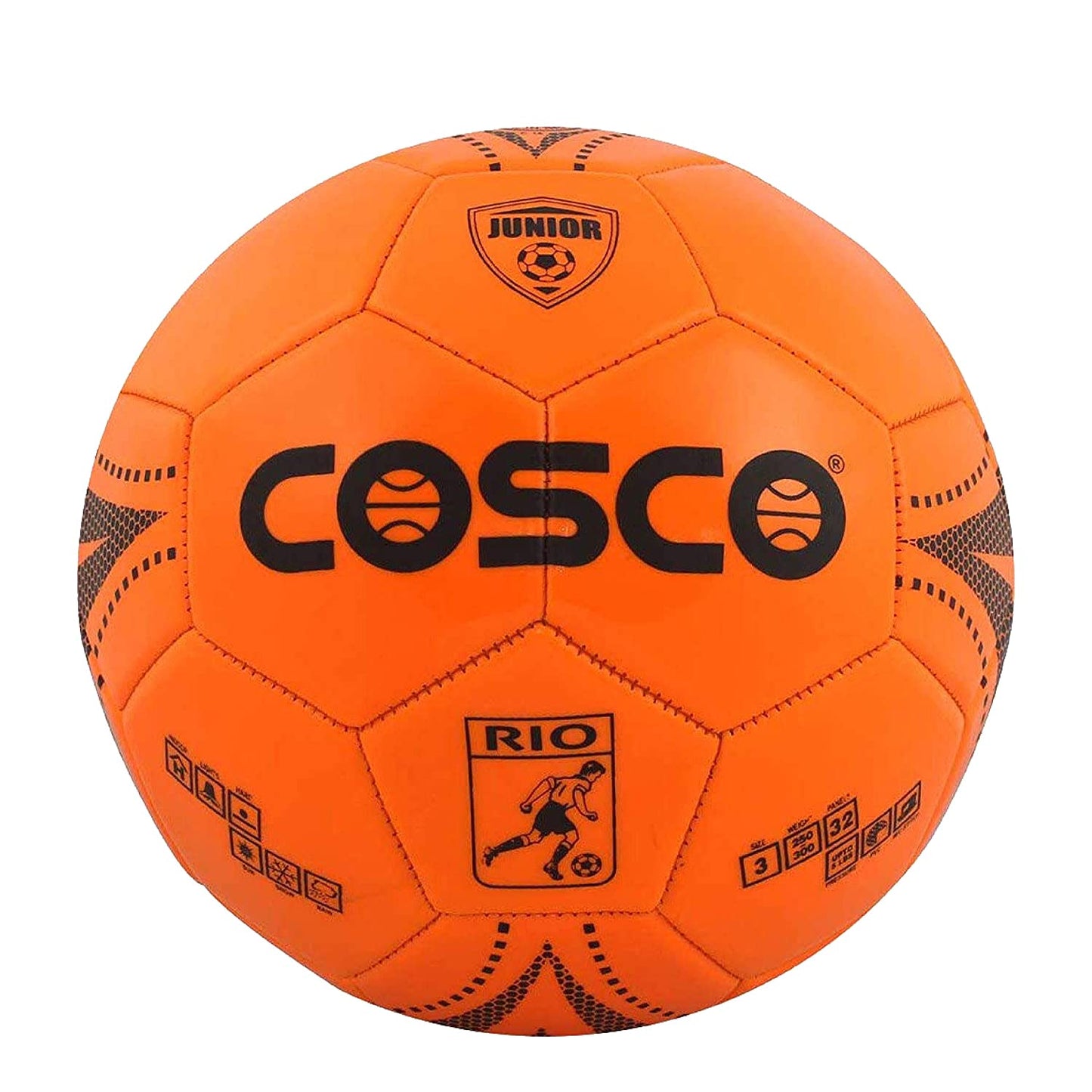 Cosco Rio Kids' Football, Size 3 (Small Sized Football) - Orange - Best Price online Prokicksports.com