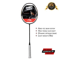Li-Ning Windstorm 78 Plus Unstrung Badminton Racquet | Superlight 78g Frame | Aerotec Beam System | Dynamic Optimum Frame | High Tension Speed Racquet - Best Price online Prokicksports.com