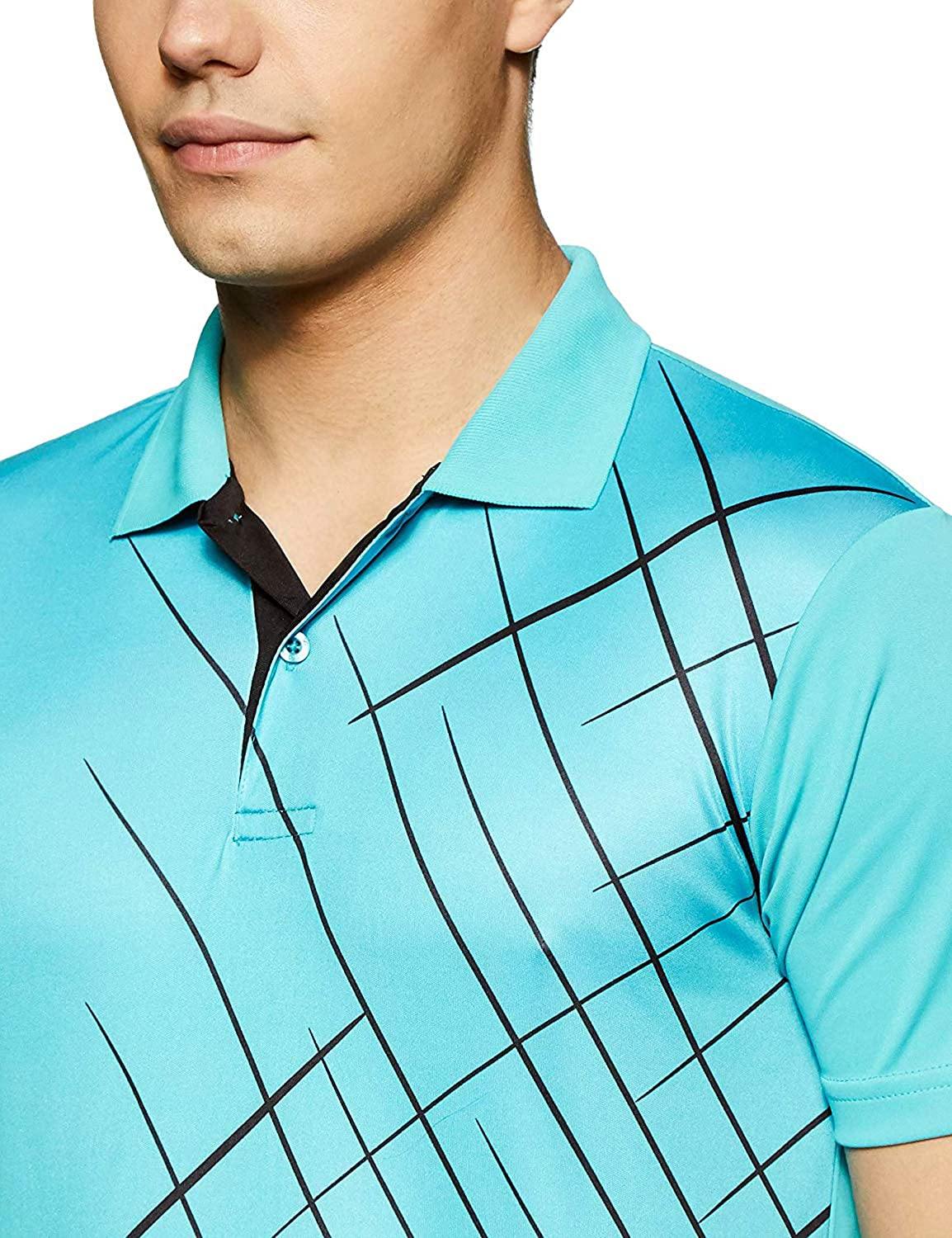 SG POLO3316 Polyester T-Shirt Aqua Green - Best Price online Prokicksports.com