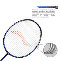Li-Ning Super Series 2020 - (Strung) Graphite Badminton Racquet - Navy Blue - Best Price online Prokicksports.com