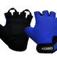 Kobo Leather Fitness Gloves Blue - Best Price online Prokicksports.com