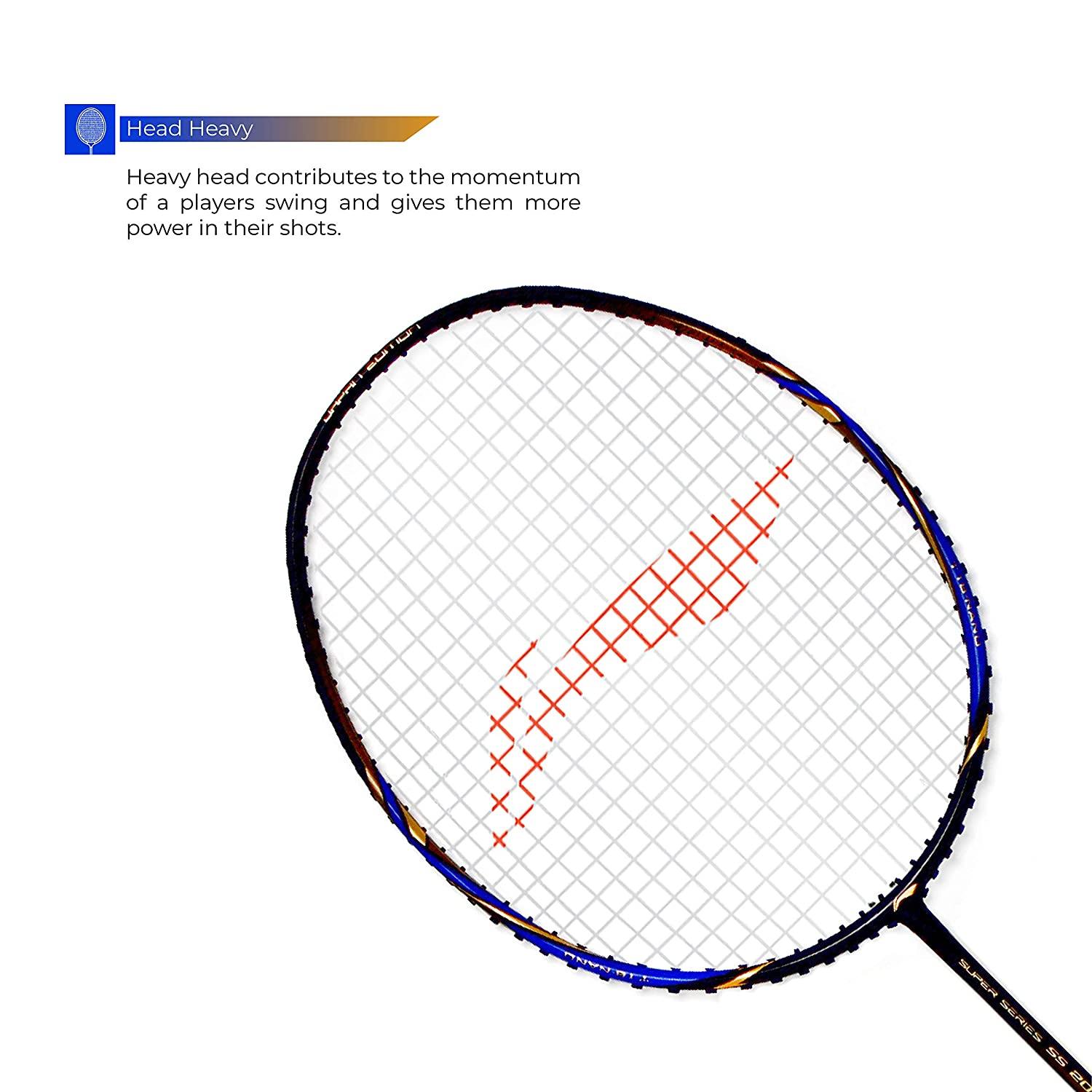Li-Ning Super Series 2020 - (Strung) Graphite Badminton Racquet - Black/Gold - Best Price online Prokicksports.com