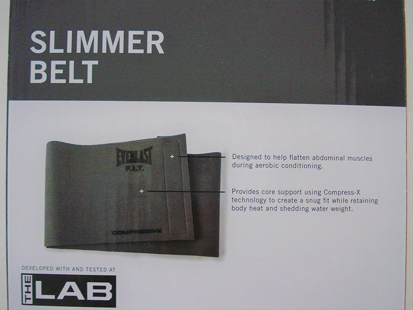 Everlast P00000378 Slimmer Belt, 52-inch (Grey) - Best Price online Prokicksports.com